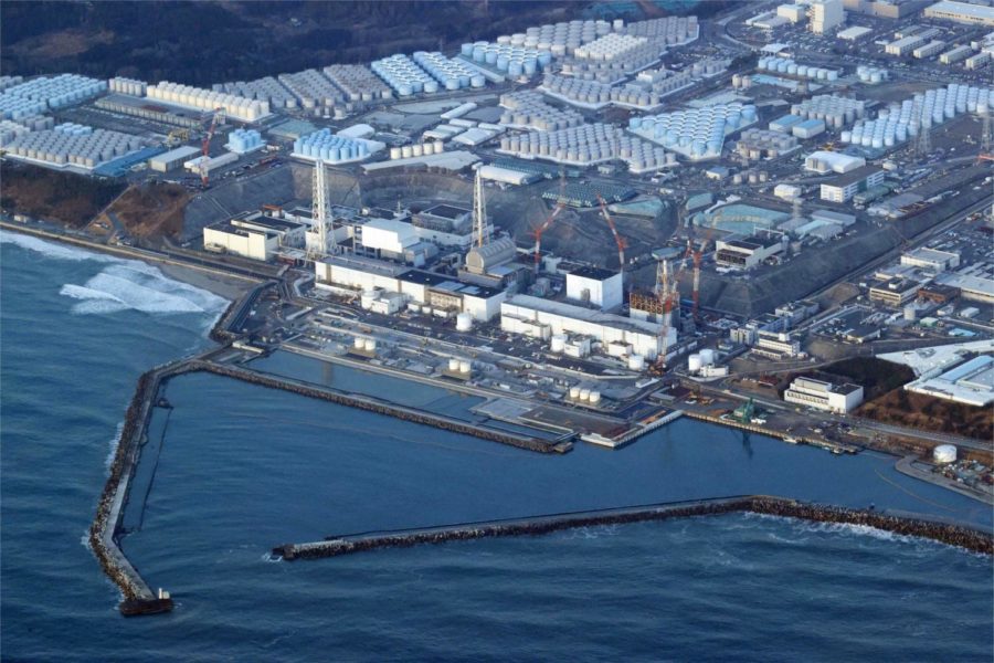 FILE - This aerial photo shows the Fukushima Daiichi nuclear power plant in Okuma town, Fukushima prefecture, north of Tokyo, on March 17, 2022. Japan on Thursday, Dec. 22, adopted a new policy promoting greater use of nuclear energy to ensure a stable power supply amid global fuel shortages and reduce carbon emissions - a major reversal of its phase-out plan since the Fukushima crisis. (Shohei Miyano/Kyodo News via AP, File)