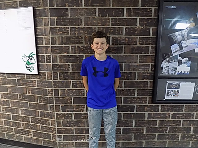 7th Grade Hornet Spotlight - Crey Leman