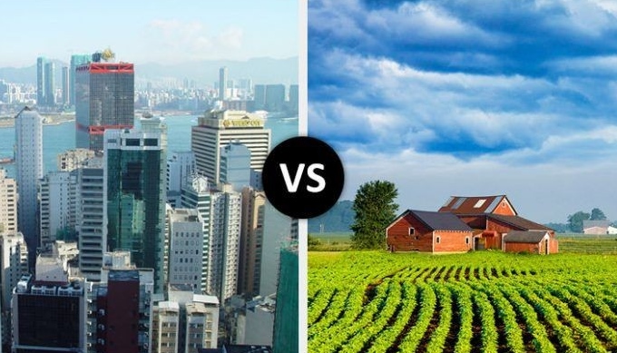 Live in the Country or City?