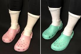 Socks with Crocs? What do you think?